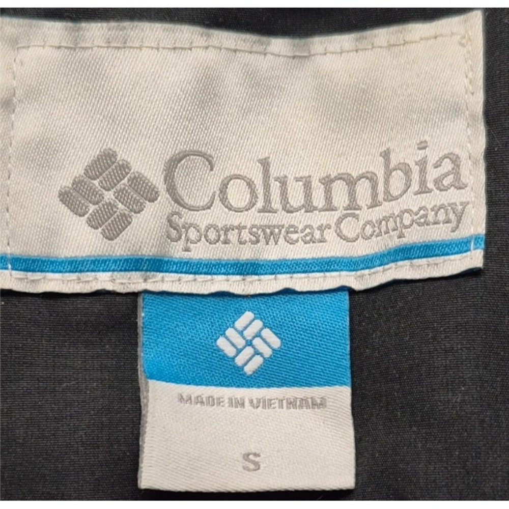 Columbia men's black  Northern Voyage Jacket full‎ zip/pockets/fleece lined SM - Picture 6 of 15